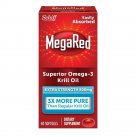 MegaRed 500mg Extra Strength Omega-3 Krill Oil 40 softgels