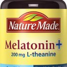 Nature Made Melatonin + with 200 Mg L-theanine 60 Count (Packaging may vary)