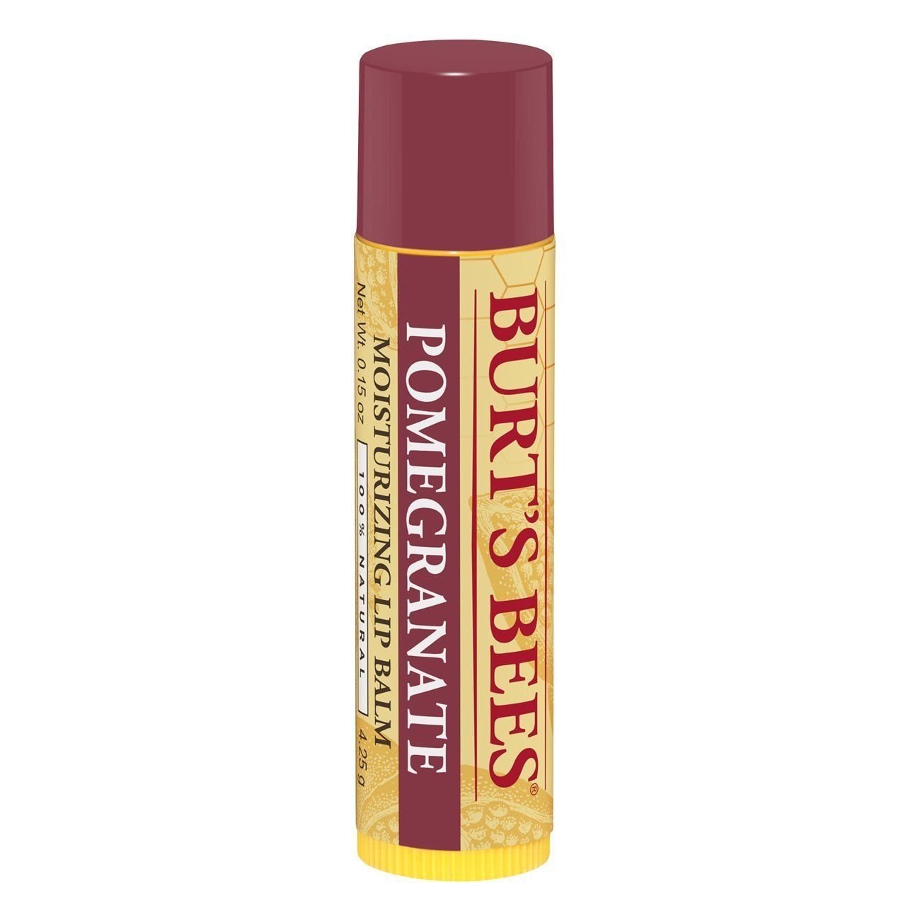 Burt's Bees 100% Natural Moisturizing Lip Balm Pomegranate with Beeswax