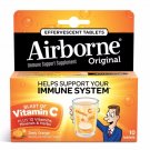 Airborne Zesty Orange Tablets 10 count - 1000mg of Vitamin C (Pack of 2)