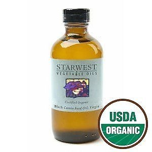 Certified Organic Black Cumin Seed Oil - 4 Ounce Bottle - Virgin Vegetable Oi...