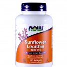 Now Foods Sunflower Lecithin Non-GMO 1200mg 100 Sgels (2 Pack)