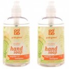 Grab Green  Liquid Hand Soap Tangerine with Lemongrass 12 Ounce (Pack of 2)