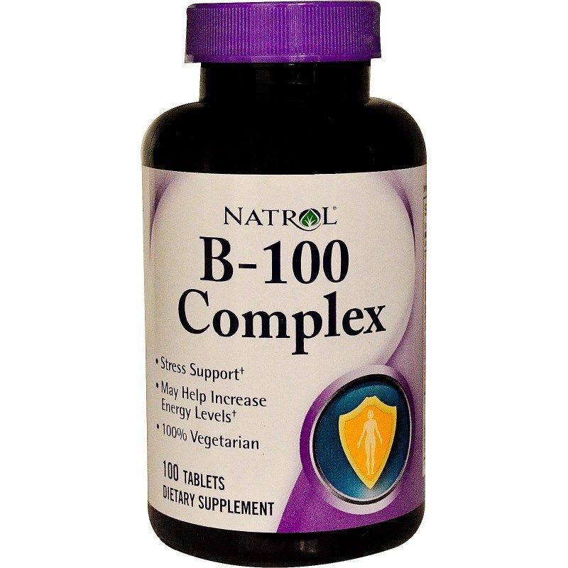 Natrol B-100 Complex - 100 Tablets