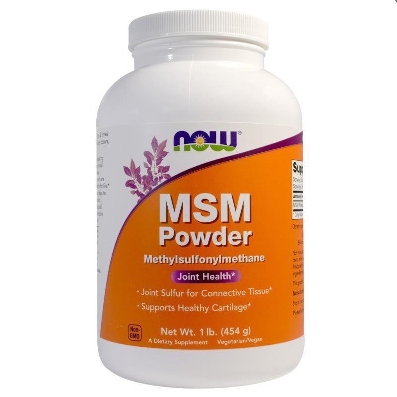 M.S.M Pure Powder 1 Lb NOW Foods