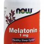2 Bottles NOW Melatonin Two Stage Release 1mg 100Tab, Fresh, MADE IN USA, SAFE