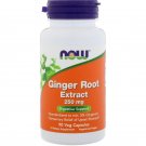 Ginger Root Extract 250mg 90 VCAPS By Now Foods