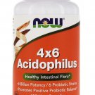 NOW, 4x6 Acidophilus 120 caps