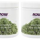 2 x NOW FOODS 100% Pure European Clay Powder 6 oz. (170 g), Made In USA, FRESH