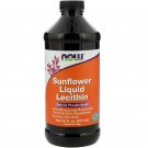 Now Foods Sunflower Liquid Lecithin 16 fl oz (473 ml)