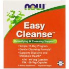 Easy Cleanse, 2 Bottles, 60 Veg Capsules Each NOW Foods