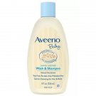 Aveeno Baby Wash & Shampoo For Hair & Body Tear-Free 8 Oz. (Pack of 2)