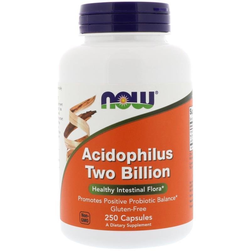 Acidophilus Two Billion 250 Caps NOW Foods