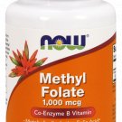 NOW Foods Methyl Folate 1,000 mcg 90 Tablets