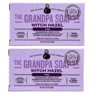 2x Grandpa's Soap Co. Face & Body Bar Soap Tone Witch Hazel, 4.25 oz (120 g)