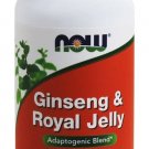 Ginseng and Royal Jelly 300mg 90 Caps NOW Foods