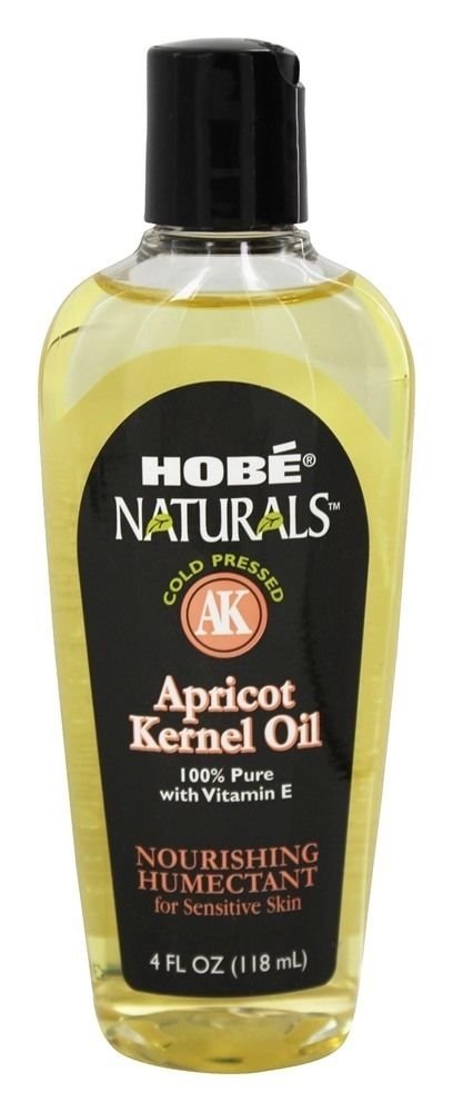 Hobe Labs Apricot Kernel Oil 100% Pure with Vitamin E - 4 oz.