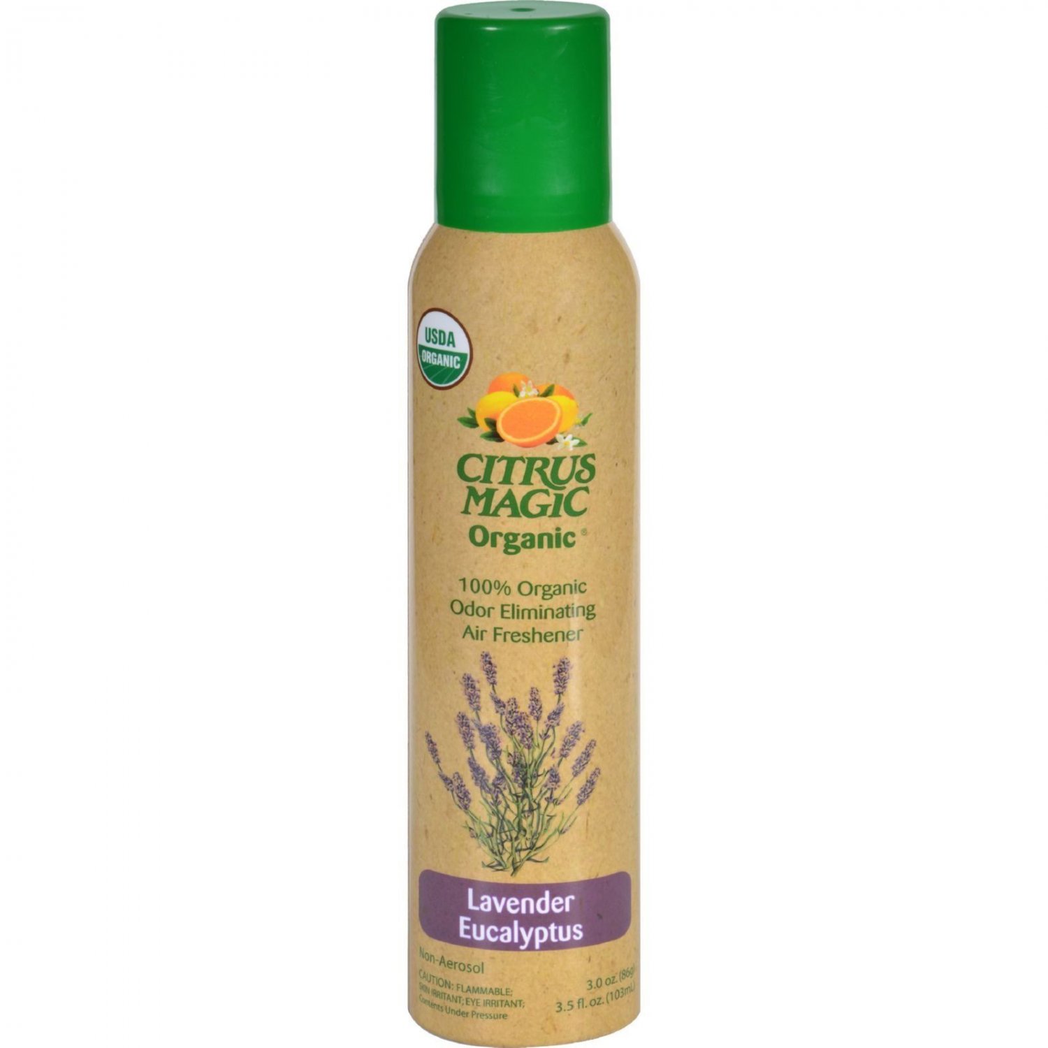 Citrus Magic Organic Odor Eliminating Air Freshener - Lavender Eucalyptus 3.5 oz