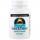 Garlic & Parsley, Source Naturals, 250 gelcap