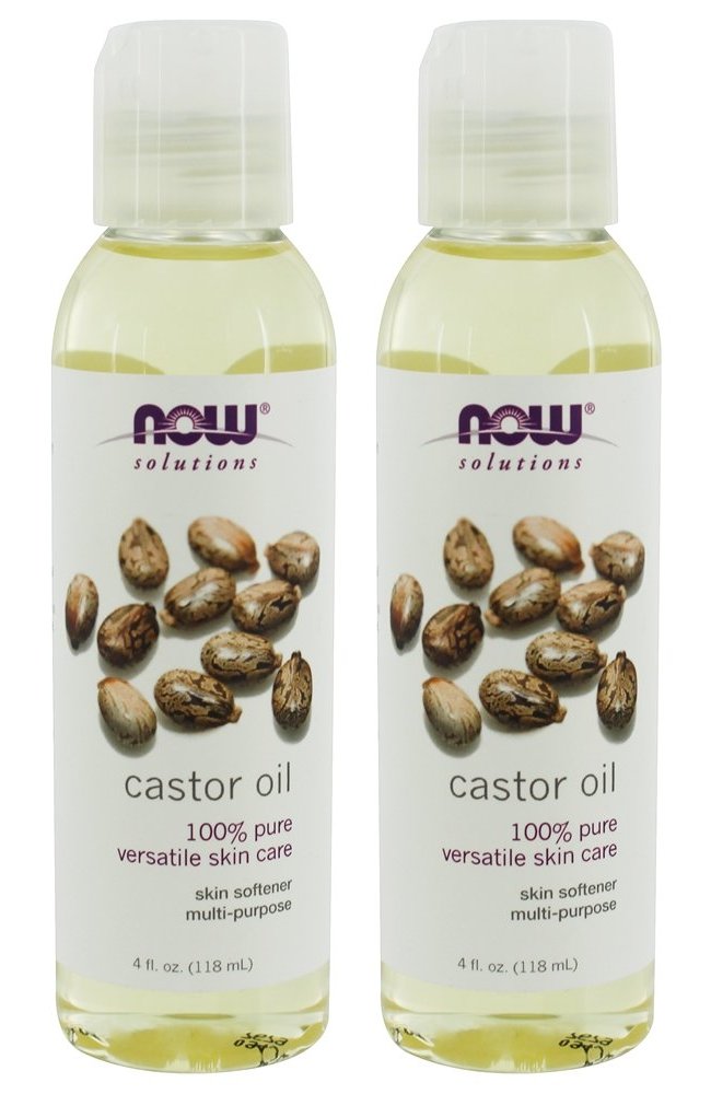 Castor Oil 4 fl oz by Now Foods (Pack of 2)