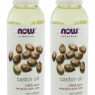 Castor Oil 4 fl oz by Now Foods (Pack of 2)