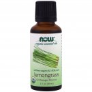 NOW Foods - Organic Essential Oil Lemongrass - 1 fl. oz.