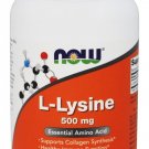 L-Lysine 500mg - 250 Tablets by Now Foods