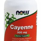 NOW Foods Cayenne 500 mg Supports Healthy Digestion - 100 Capsules