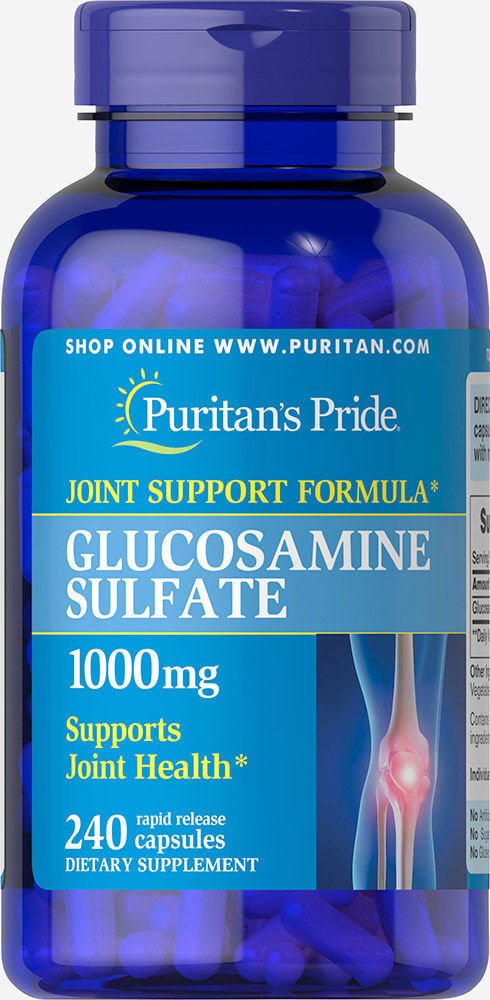 Puritan's Pride Glucosamine Sulfate 1000 mg - 240 Capsules