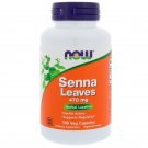 Senna Leaves 470mg 100 Caps NOW Foods