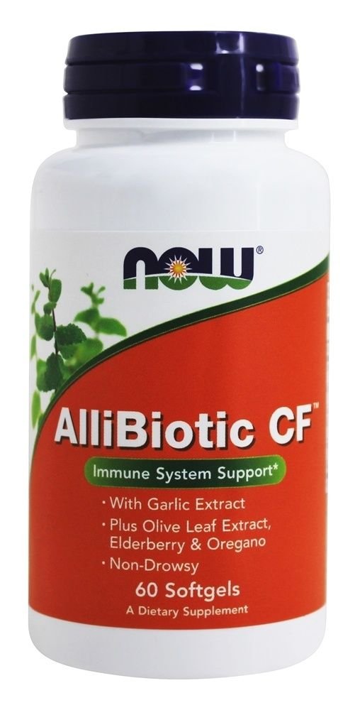 NOW Foods AlliBiotic Non-Drowsy CF - 60 Softgels