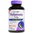 Natrol Melatonin Fast Dissolve 5 MG - 150 Tablets STRAWBERRY