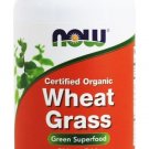 Organic Wheat Grass 500Mg 100 Tabs NOW Foods