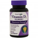 Natrol Vitamin D3 Maximum Strength 10000 IU - 60 Tablets