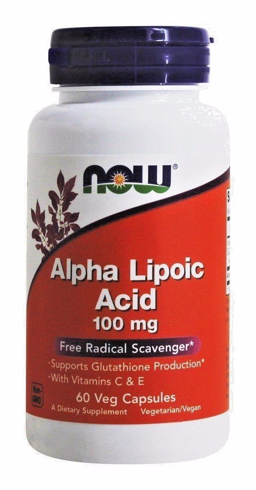 Alpha Lipoic Acid 100mg 60 Vcap NOW Foods