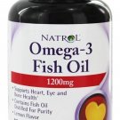 Natrol - Omega-3 Fish Oil Lemon Flavor 1200 mg. - 60 Softgels