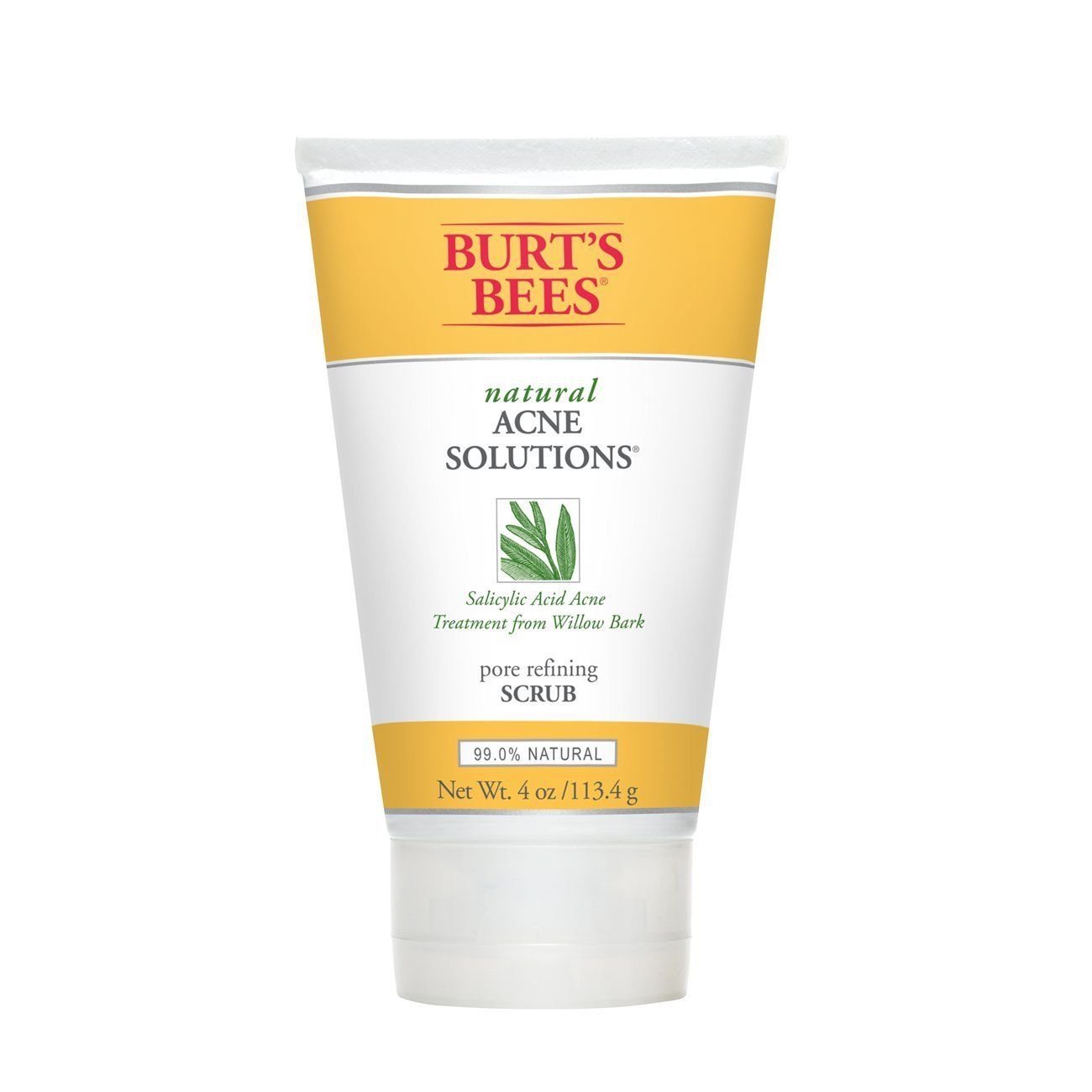Burt's Bees Natural Acne Solutions Pore Refining Scrub 4 Ounces