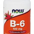 B-6 100mg 100 Capsules by NOW Foods Free Shipping