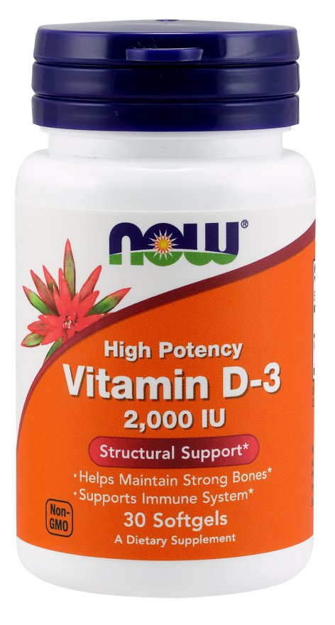 Vitamin D-3 2,000 IU 30 Softgels