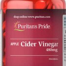 Puritan's Pride Apple Cider Vinegar 480 mg - 200 Tablets