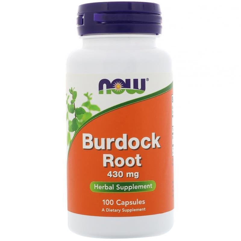 Now Foods Burdock Root 430mg 100 Capsules