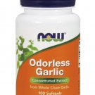 NOW Foods Odorless Garlic 50 mg - 100 Softgels