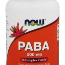 PABA 500mg (Para-aminobenzoic Acid) 100 Caps by NOW Foods