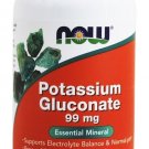 Potassium Gluconate 99mg 100 Tabs NOW Foods