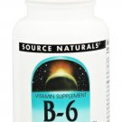 B-6, Source Naturals, 100 tablet 50 mg