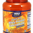 Now Foods, Grass-Fed Whey Protein Concentrate, Natural Unflavored,1.2lbs (544 g)