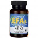 Swanson 100% Pure Krill Oil 500 mg 60 Softgels