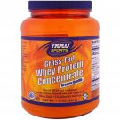 Grass-Fed Whey Protein Concentrate Dutch Vanilla Flavor Now Foods 1.2 lb Powder