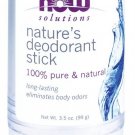 NOW Foods 100% Pure & Natural Nature's Deodorant Stick - 3.5 oz.