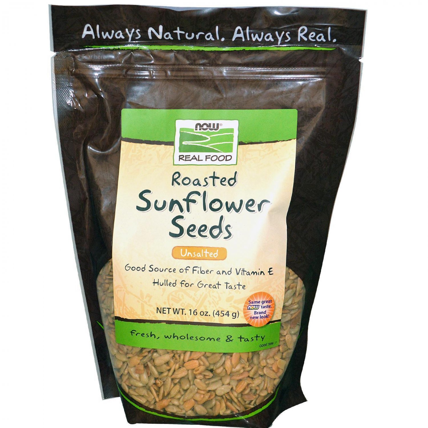 Now Foods Sunflower Seeds Roasted Unsalted - 16 oz (454 g)